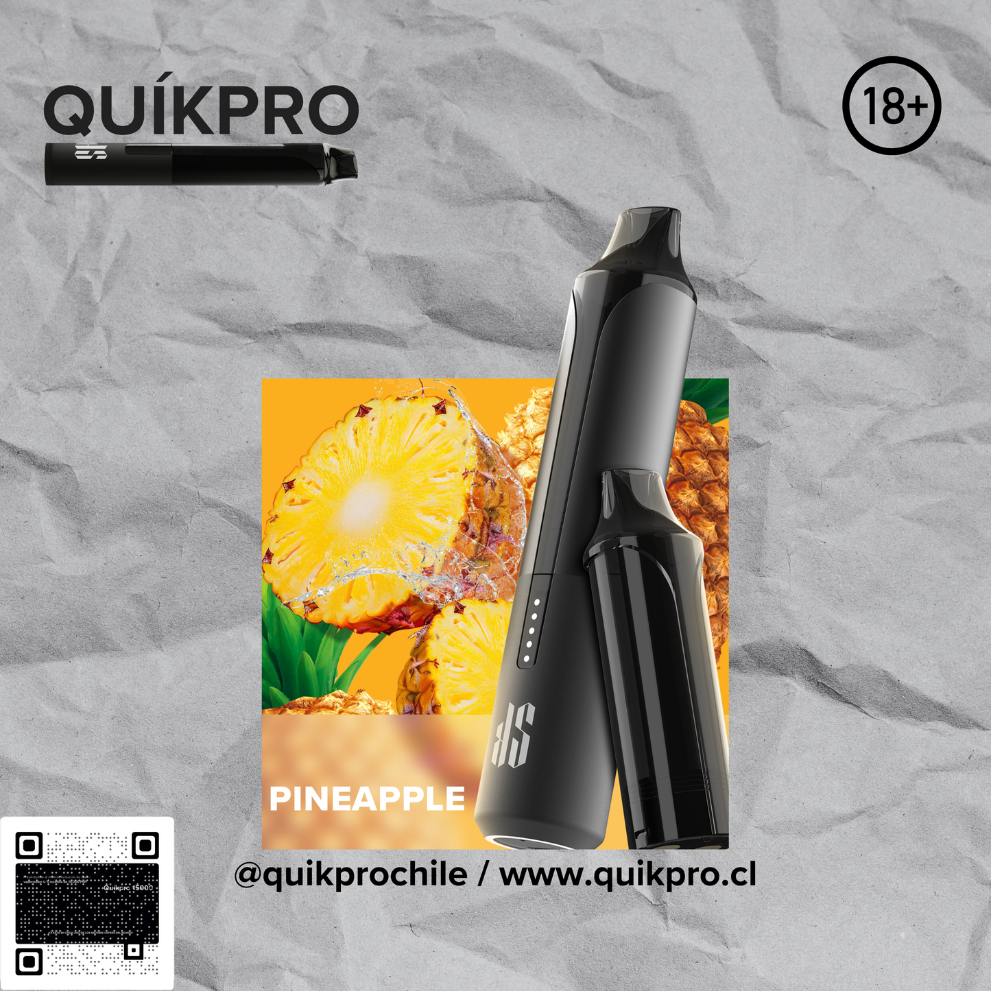 -QUIKPRO 15000 SABOR PIÑA