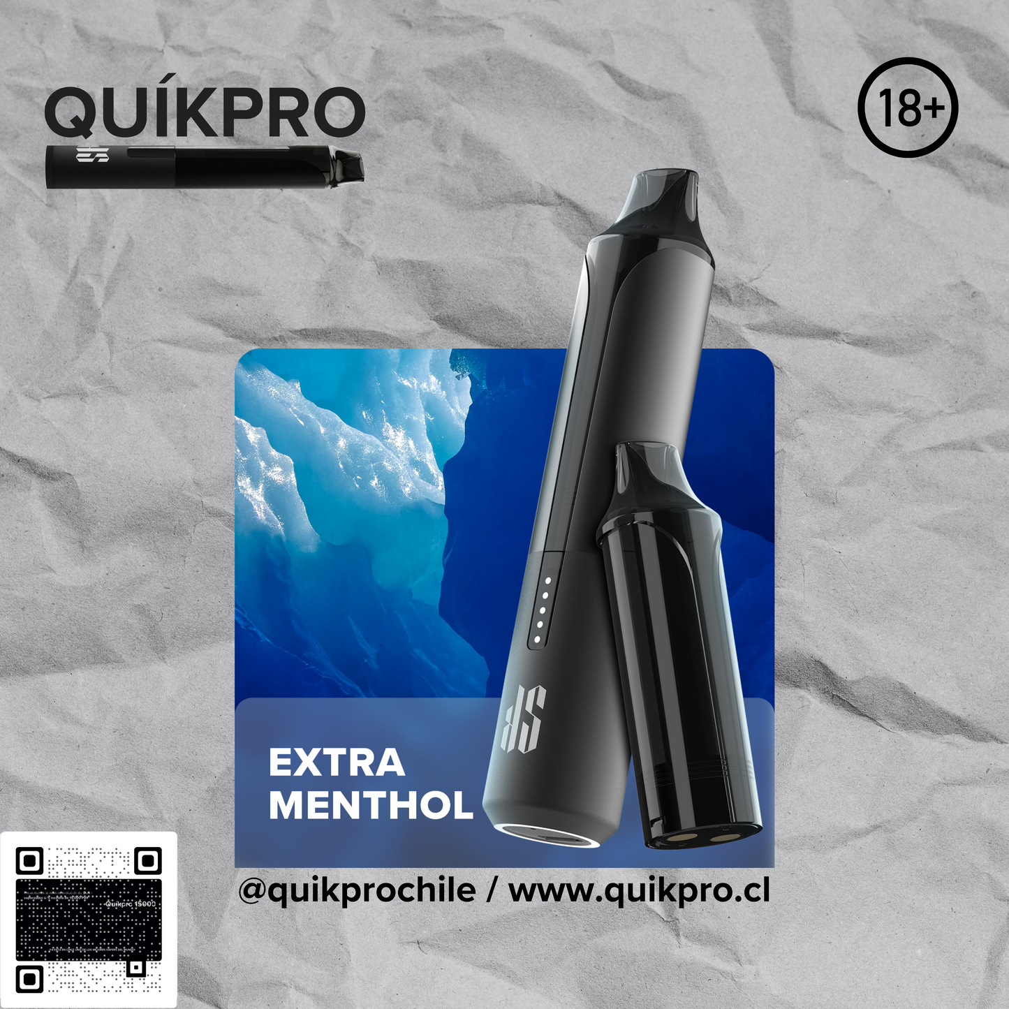 - QUIKPRO 15000 SABOR EXTRA MENTA